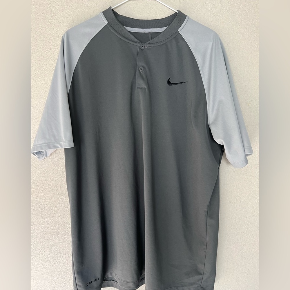 Nike Dri fit blade collar golf shirt